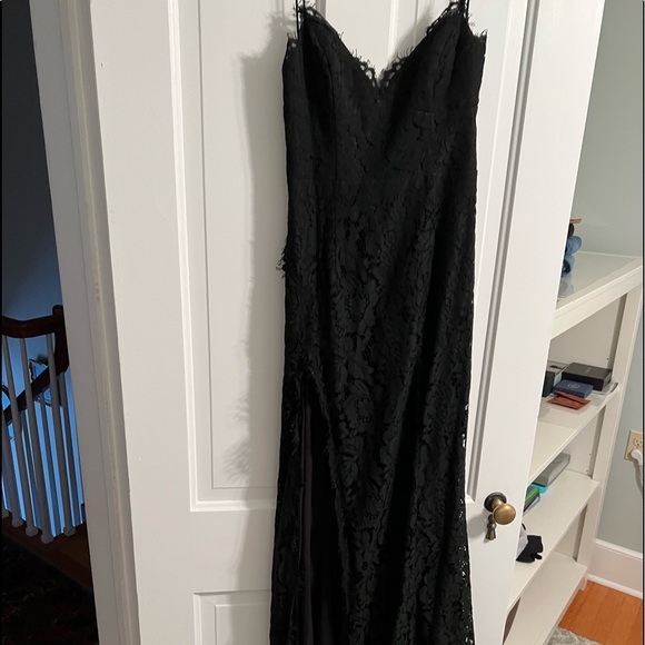 FAME AND PARTNERS x REVOLVE Everett
Lace Dress in Black Sz 4 - Picture 7 of 12